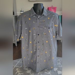 Salty Crew Button Fown Short Sleeve Shirt XL